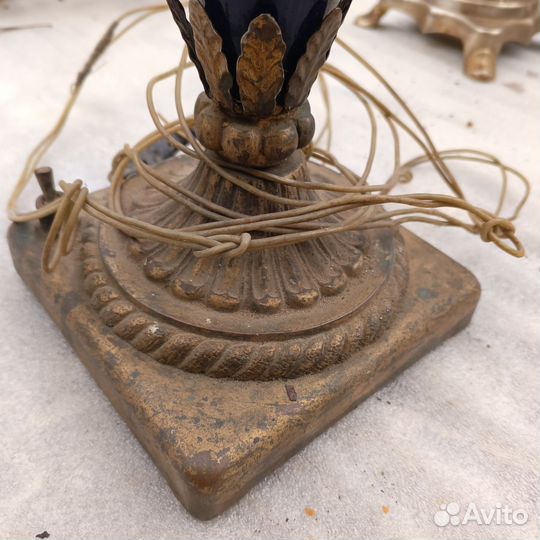 Винтаж: Лампа настольная антикварная