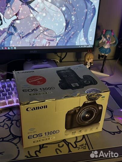 Фотоаппарат canon 1300d