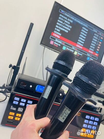 Караоке AST 100 с микрофонами AST 922