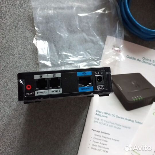 Адаптер Cisco SPA 112 VoIP-телефония