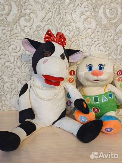 Игрушка мягкая игрушка Корова Буренка музыкальная