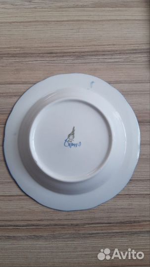 Тарелки Гжель