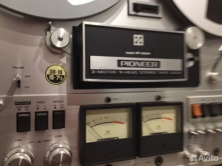 Катушечный магнитофон pioneer Rt-1020l