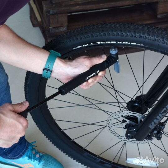 Вело насос comiron FLY Schrader/Presta