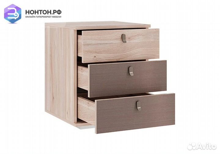 Тумба Модерн 25.01 дуб мария / бронза