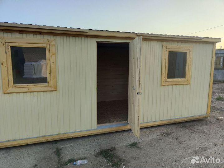 Бытовка деревянная утепленная с электрикой