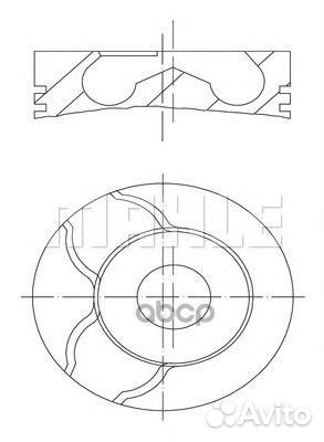 Поршнекомплект 0220902 Mahle/Knecht
