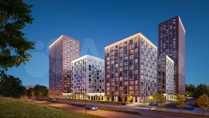 2-к. квартира, 66 м², 25/32 эт.