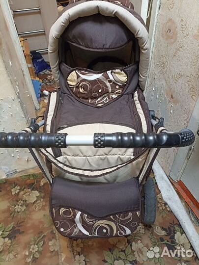 Коляска для новорожденных 2в1