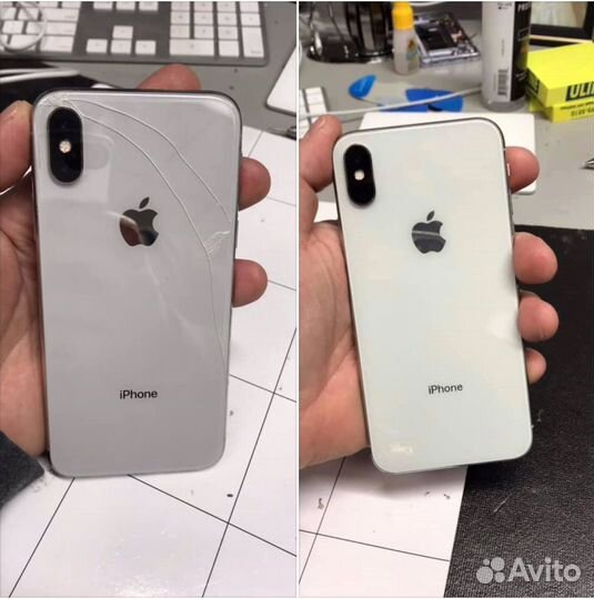 Замена задних стекол iPhone 8/8plus/X/Xs/XsMax/11