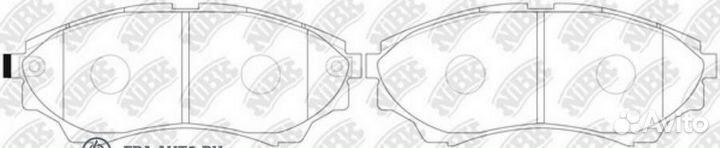 Nibk PN5800 Колодки тормозные дисковые ford ranger