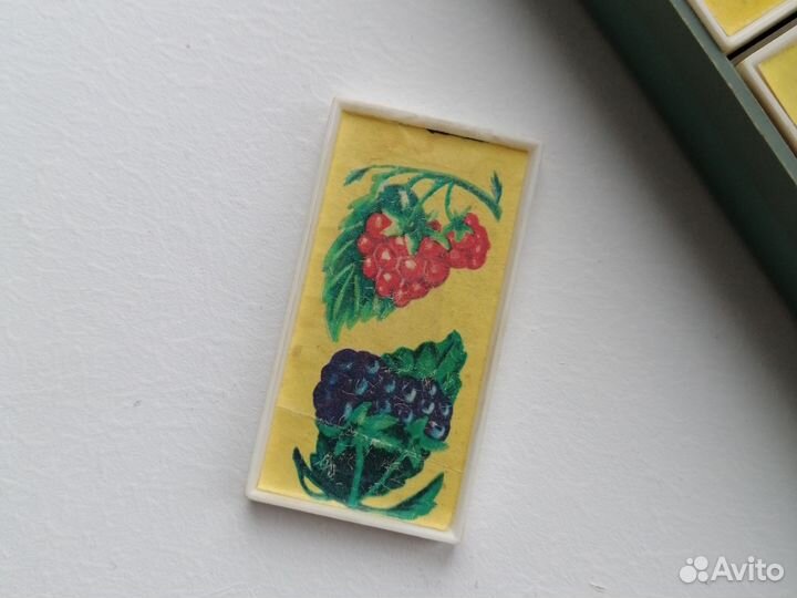 Домино СССР ягоды фрукты