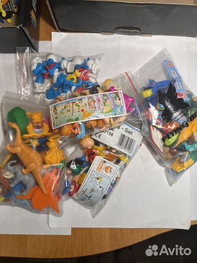 Игрушки из киндера 90х