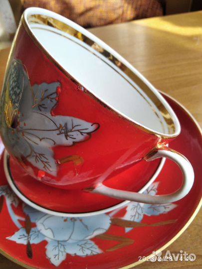 Чашка с блюдцем фарфор.ссср