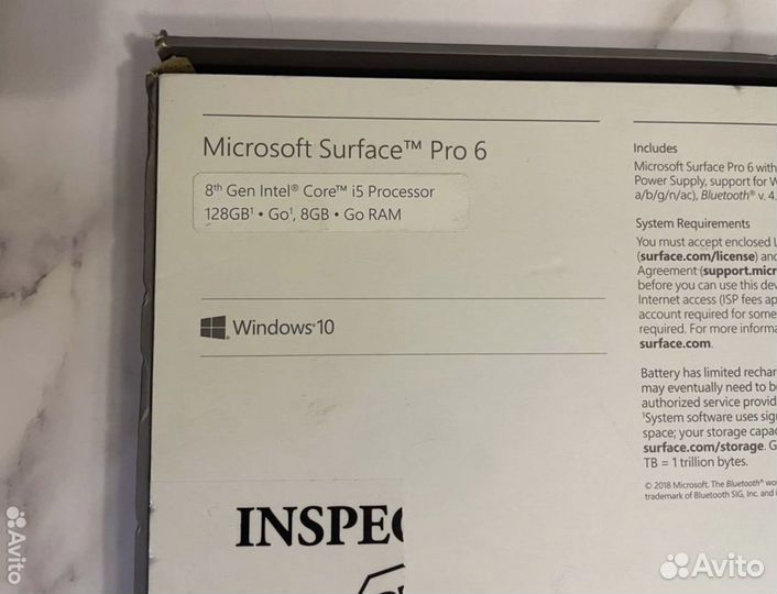 Microsoft Surface Pro 6 (i5,8gb)