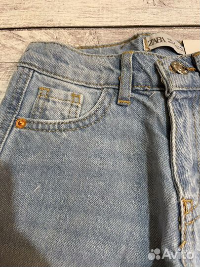 Брюки джинсы zara