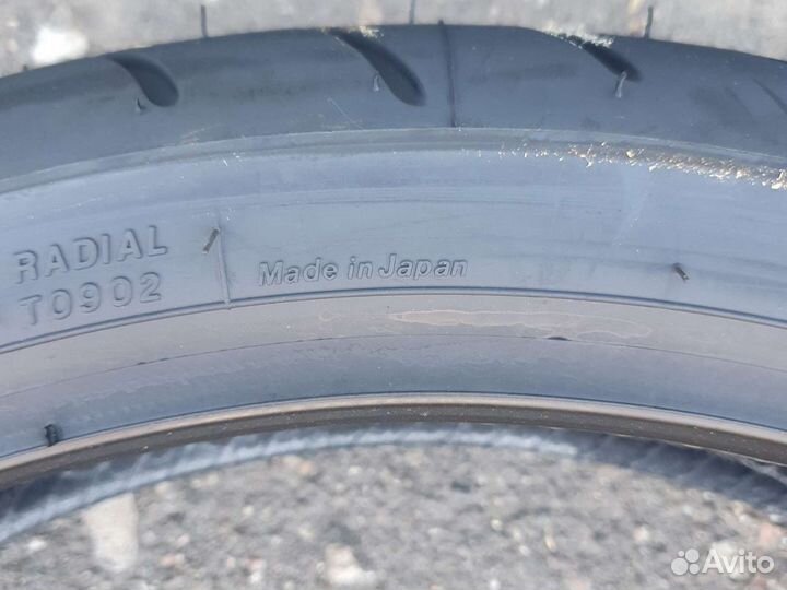 Шина спорт турист 120 70 17 бриджстоун вт023