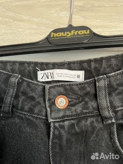 Джинсы трубы zara 34
