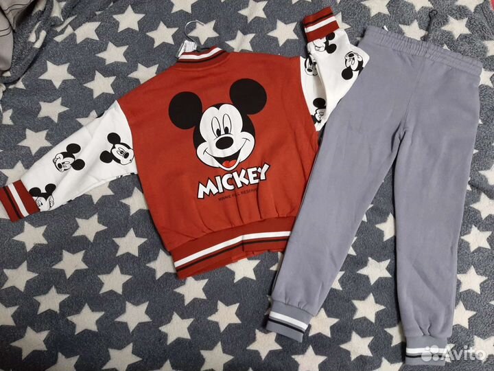 Костюм бомпер и штаны на флисе 116, 128