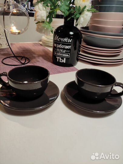 Чашки с блюдцем Кофейная пара IKEA