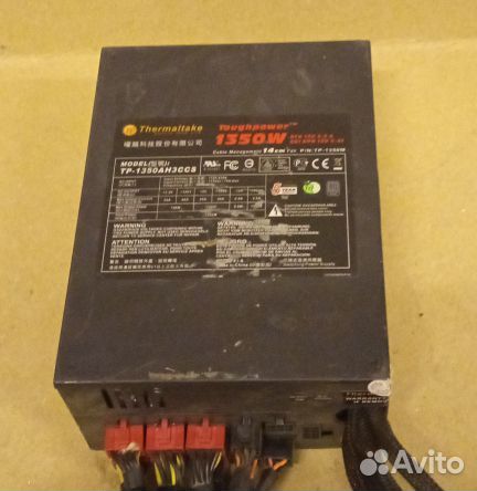 Блок питания Thermaltake toughpower 1350W 80plus s