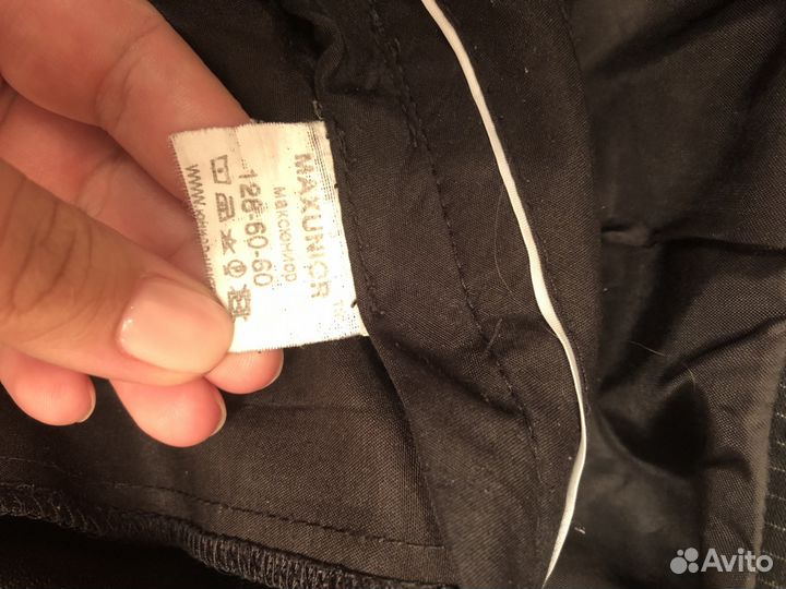 Школьная форма Костюм пиджак, брюки в рубчик