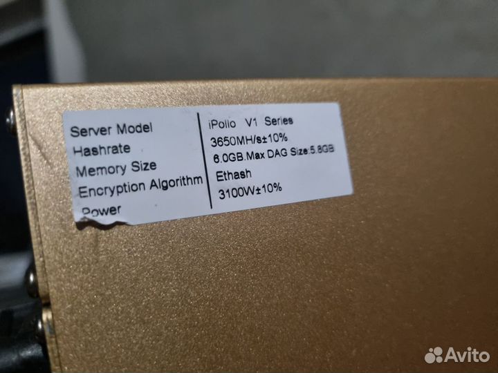 Asic Ipollo V1 6gb 3500 mh