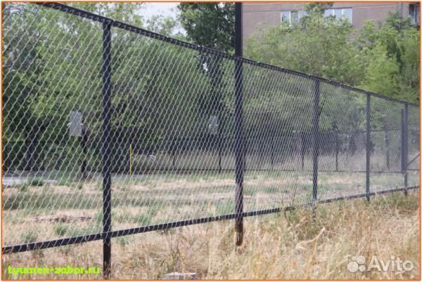 Забор из сетки Рабица