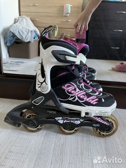 Ролики rollerblade детские раздвижные 28-32