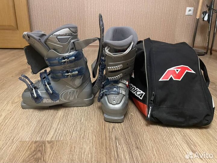 Горные лыжи детский комплект