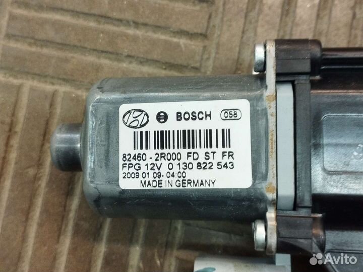 Моторчик стеклоподъемника Hyundai I30 2009 год