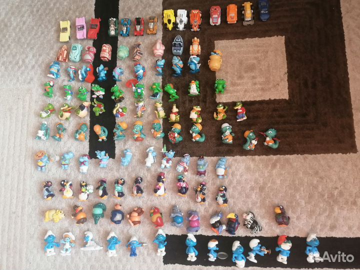 Игрушки из киндера 90х серии