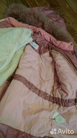 Костюм зимний для девочки на рост 116-122 см