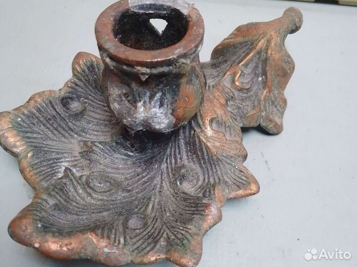 Подсвечник Листок.ссср