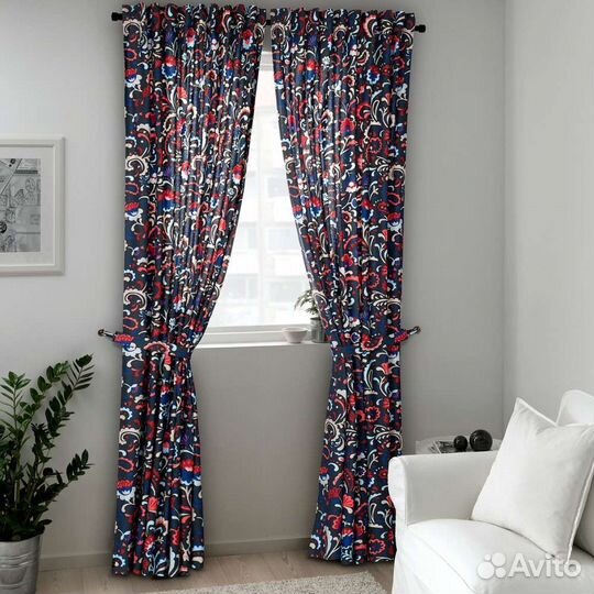 Штора 1 штука, икеа, редкий дизайн, Аннемарья