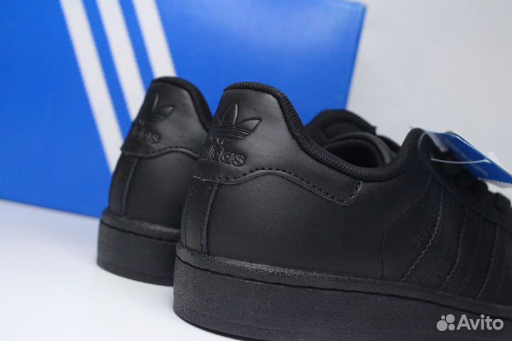 Кроссовки adidas superstar черные