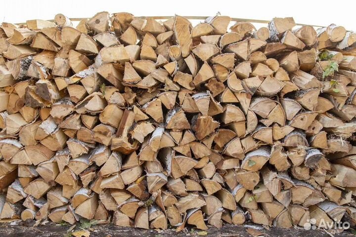 Дрова из березы колотые