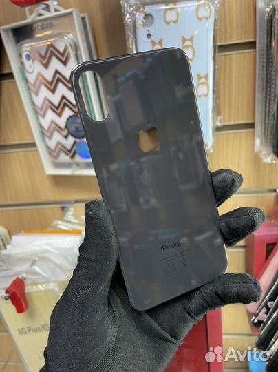 Задняя крышка на iPhone Xs Черная