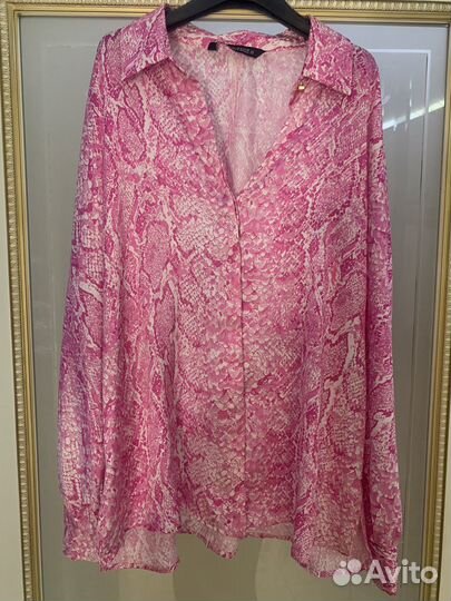 Блузка рубашка zara