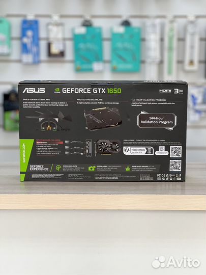 Новая Asus TuF GTX 1650 (gddr6) / Гарантия