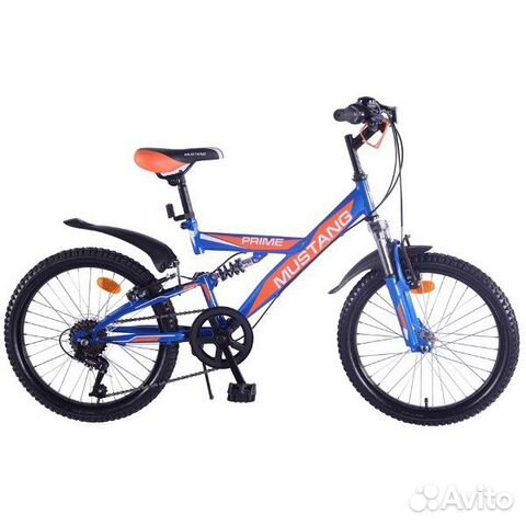 Велосипед подростковый 20" prime син/оранж Mustang, Новое купить в ...