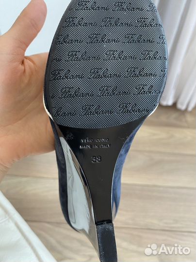 Туфли синие Fabiani 38