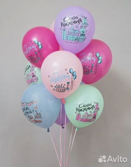 Воздушные шарики набор из 10 шт