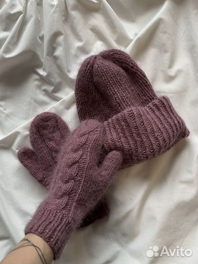 Шапка вязанная женская ручная работа