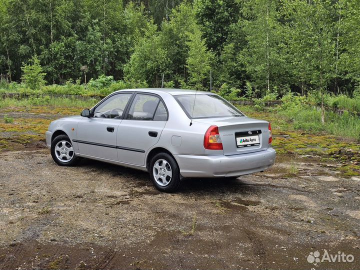 Hyundai Accent 1.5 МТ, 2005, 109 850 км