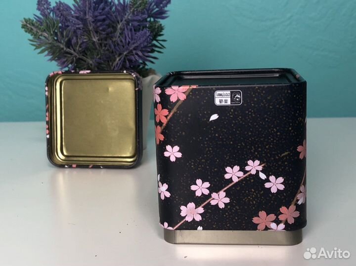 Жестяная коробка для подарка/хранения чая