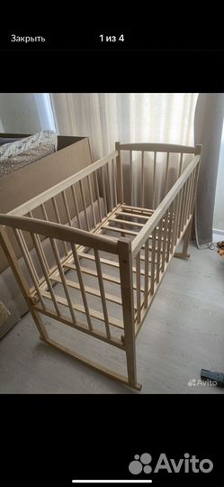 Детская кровать с матрасом