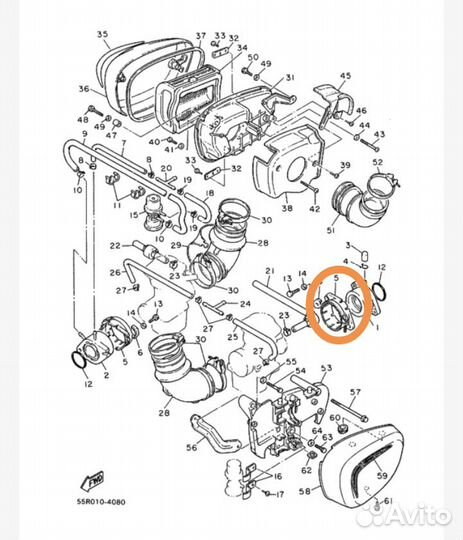 Оригинальные манифолды Yamaha XV 750
