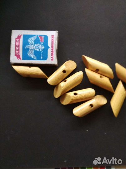 Пуговицы деревянные