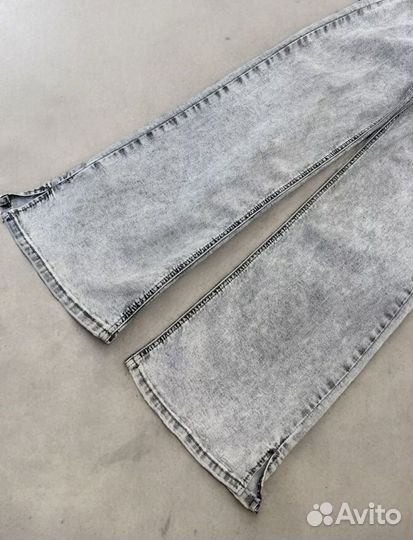 Джинсы широкие 42-44 (156см)